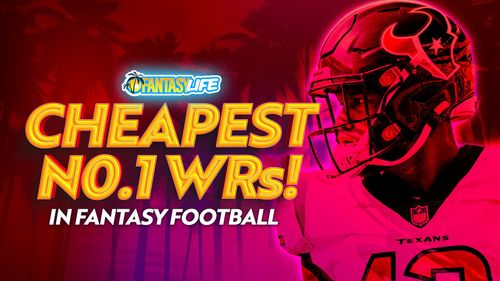 Late Round Value. Cheapest No. 1 WRs in Fantasy Football.